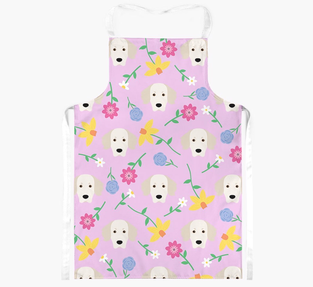 Floral Pattern: Personalised {breedFullName} Apron 