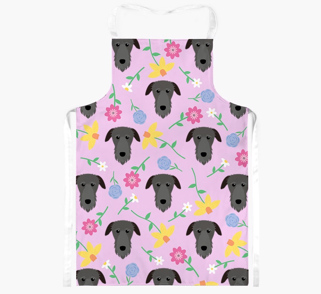 Floral Pattern: Personalised {breedFullName} Apron 