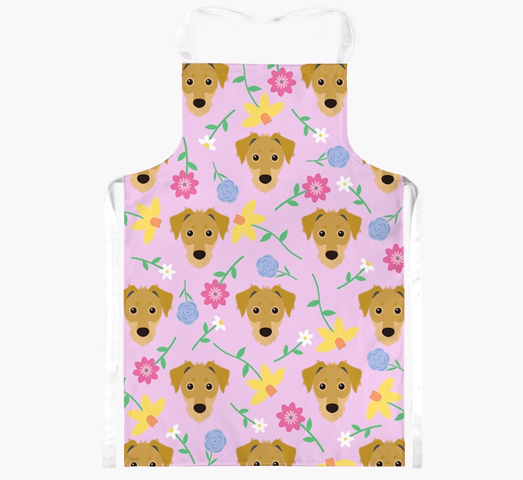Floral Pattern: Personalised {breedFullName} Apron 