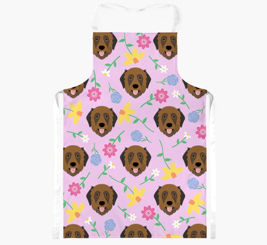 Floral Pattern: Personalised {breedFullName} Apron 