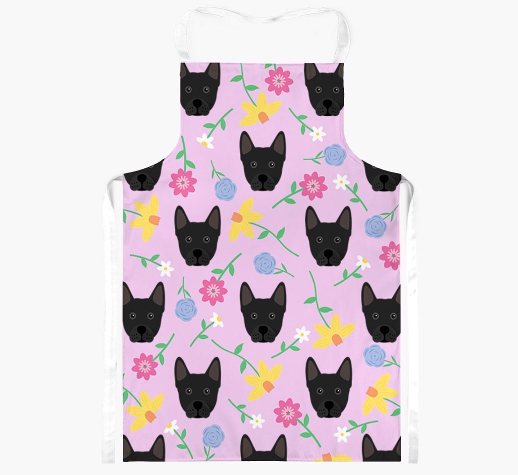 Floral Pattern: Personalized {breedFullName} Apron