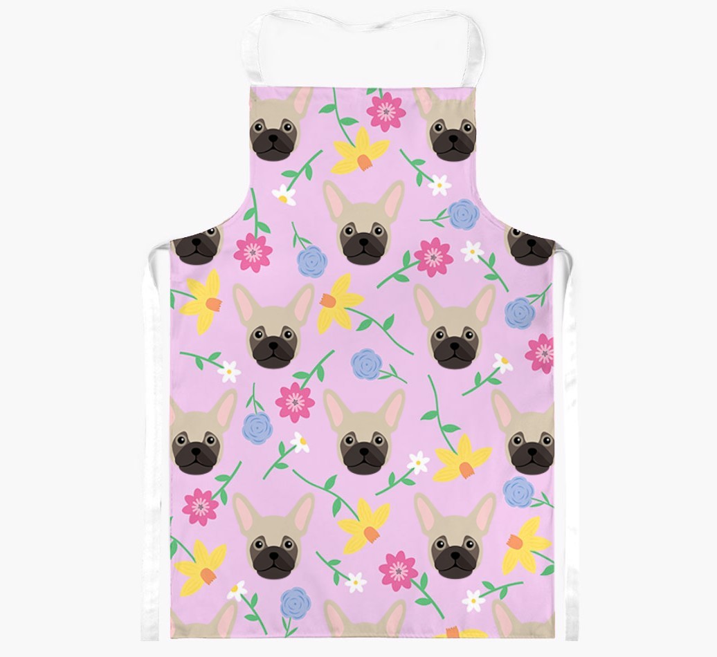 Floral Pattern: Personalised {breedFullName} Apron 