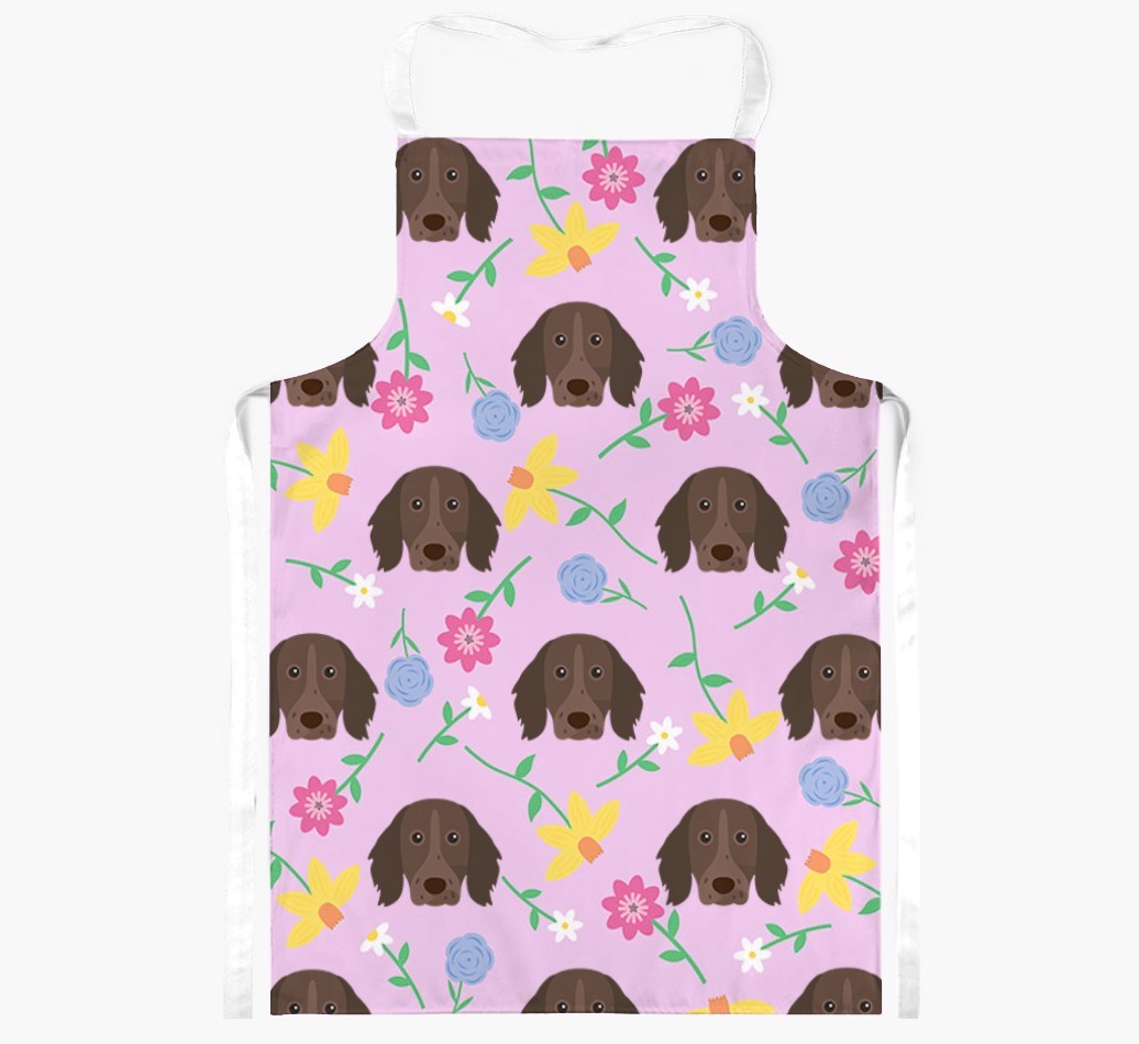 Floral Pattern: Personalised {breedFullName} Apron 