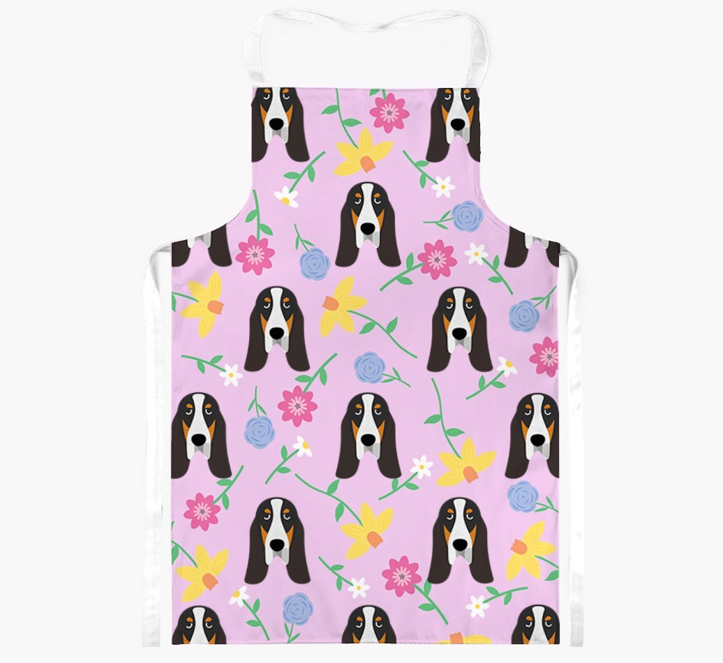 Floral Pattern: Personalised {breedFullName} Apron 