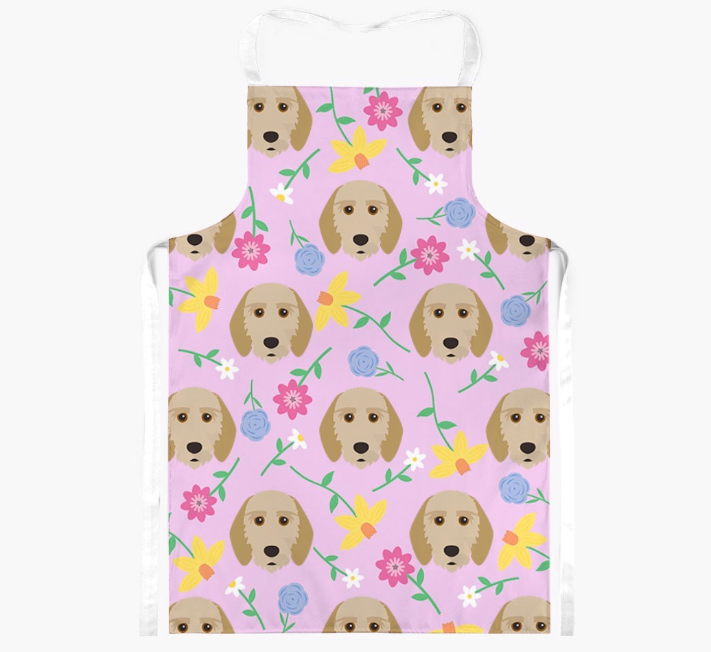 Floral Pattern: Personalised {breedFullName} Apron 