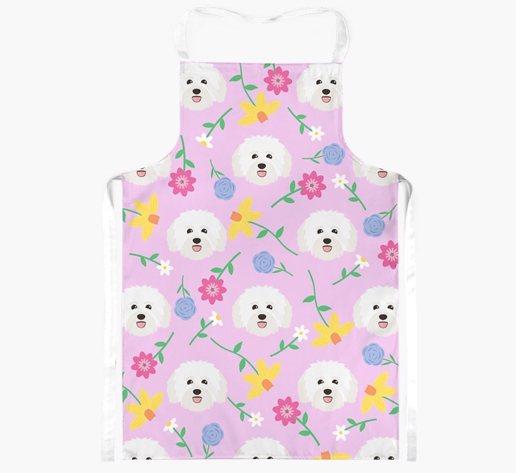 Floral Pattern: Personalised {breedFullName} Apron 