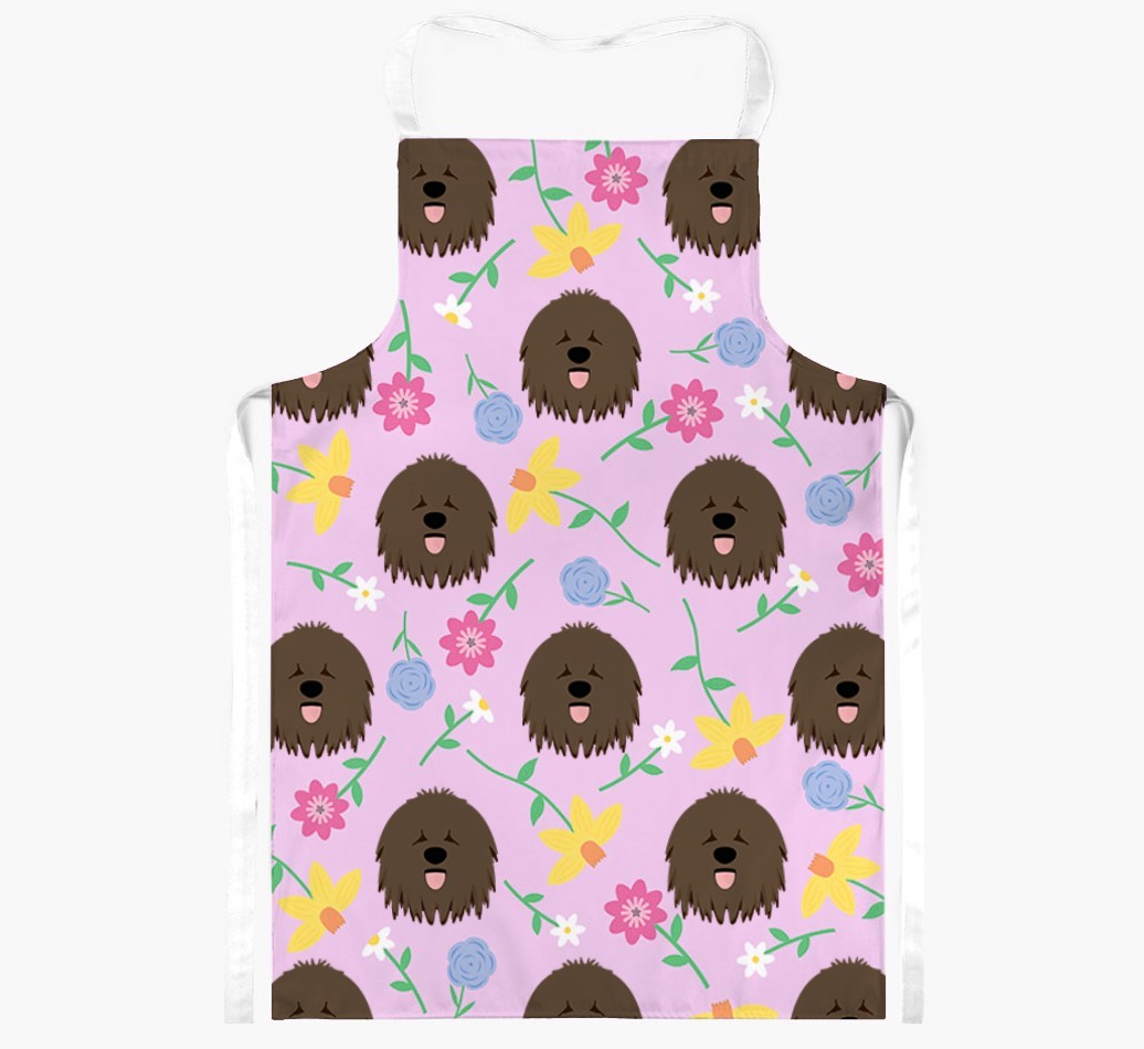 Floral Pattern: Personalised {breedFullName} Apron 