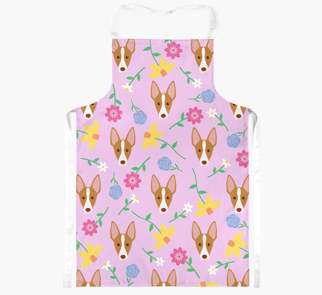 Floral Pattern: Personalised {breedFullName} Apron 