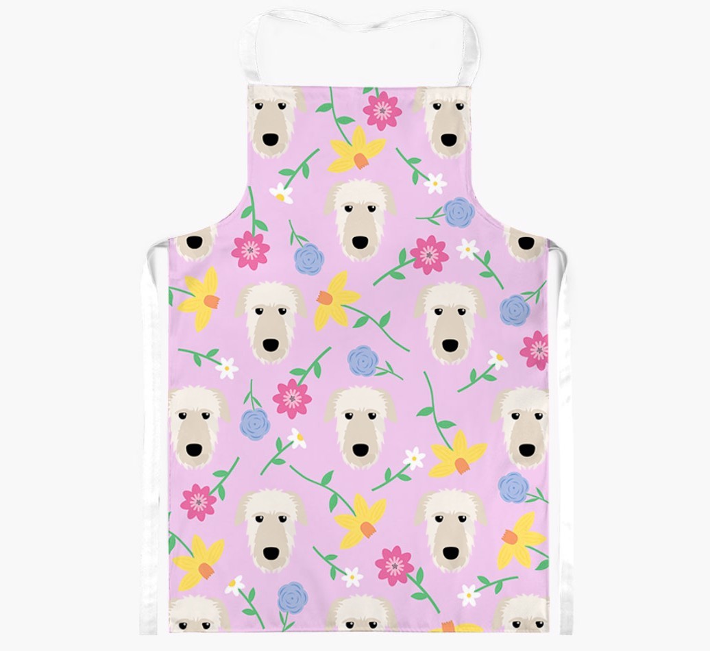 Floral Pattern: Personalised {breedFullName} Apron 