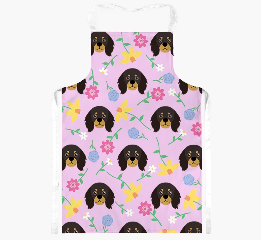 Floral Pattern: Personalised {breedFullName} Apron 