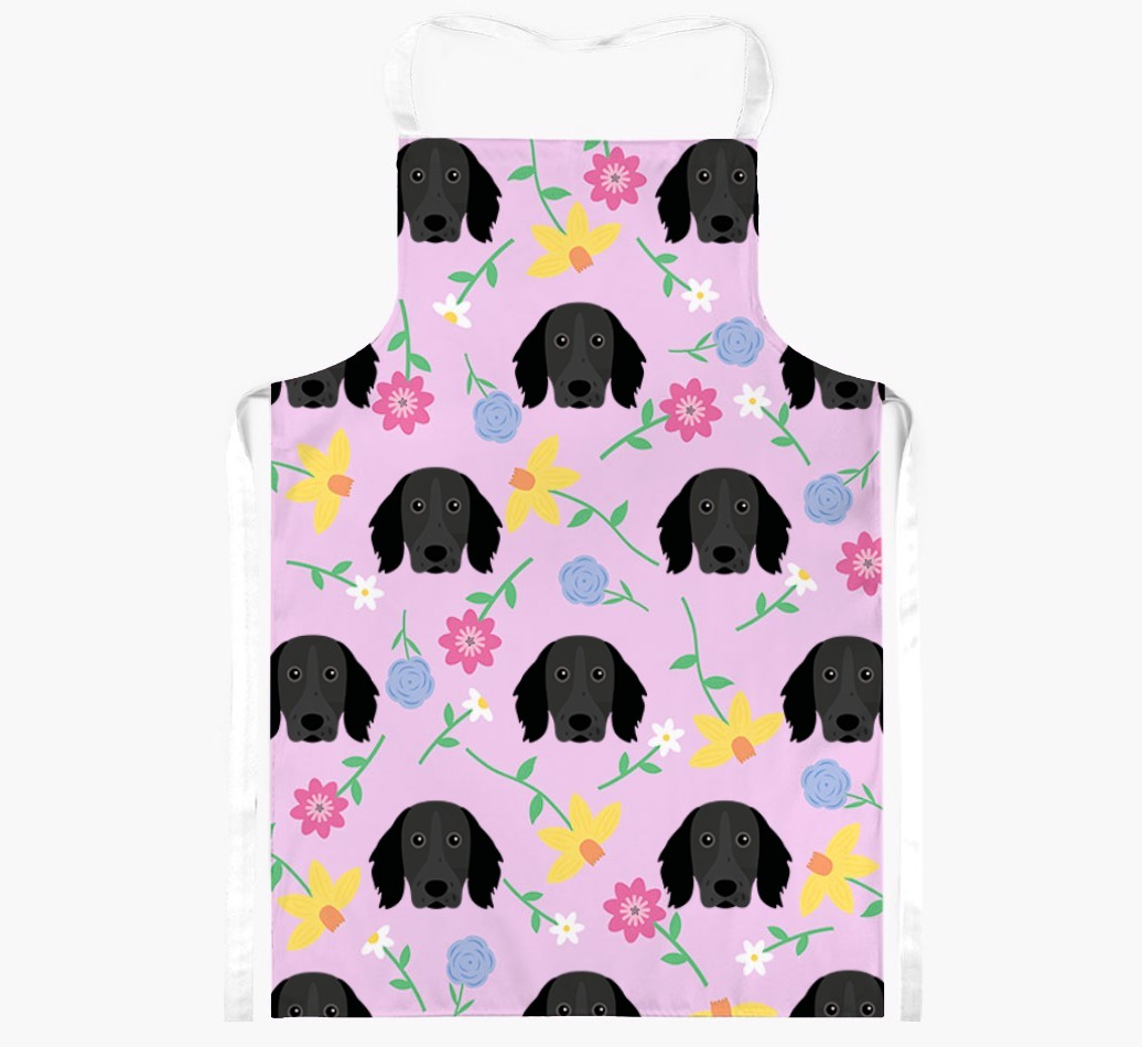 Floral Pattern: Personalised {breedFullName} Apron 