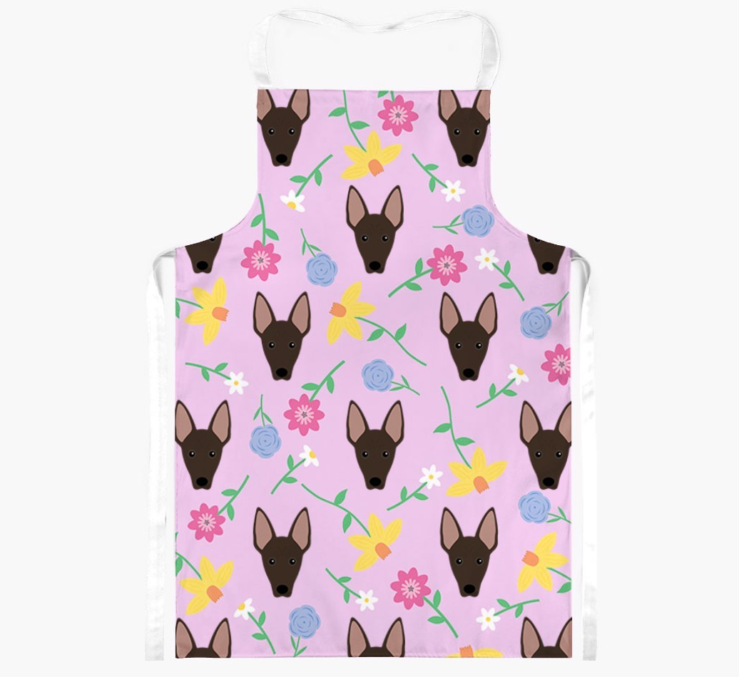 Floral Pattern: Personalised {breedFullName} Apron 
