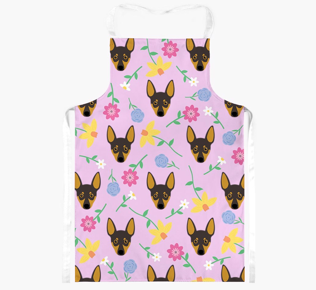 Floral Pattern: Personalised {breedFullName} Apron 