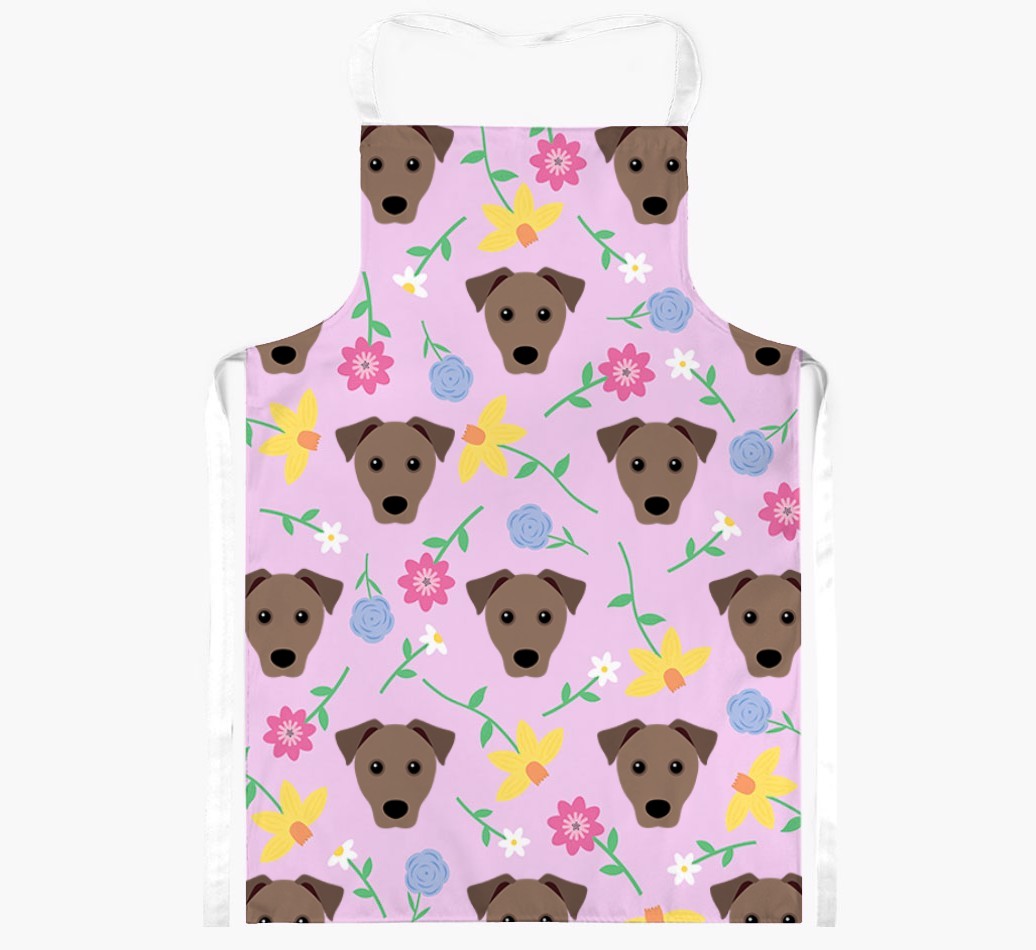 Floral Pattern: Personalised {breedFullName} Apron 