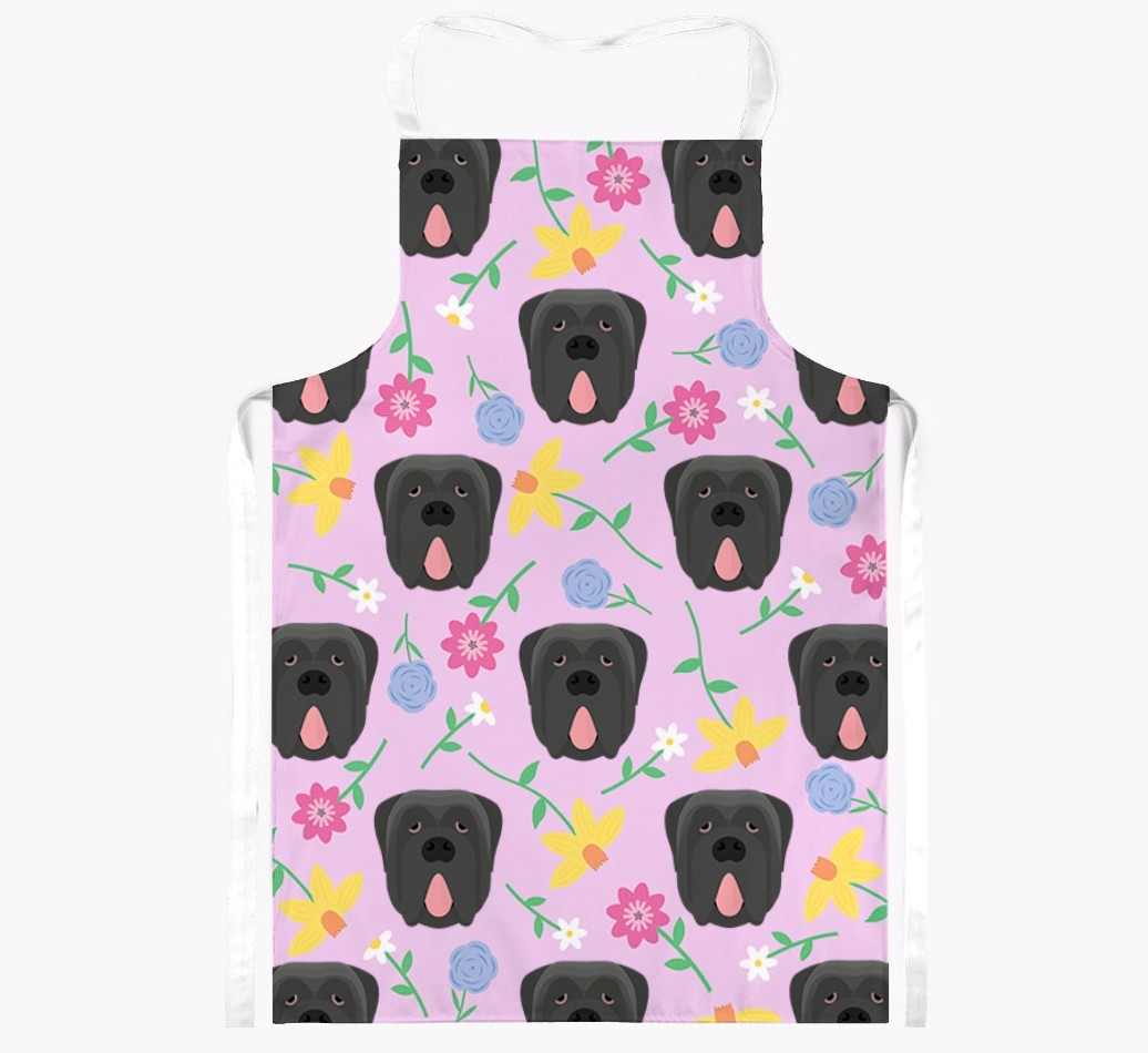 Floral Pattern: Personalised {breedFullName} Apron 
