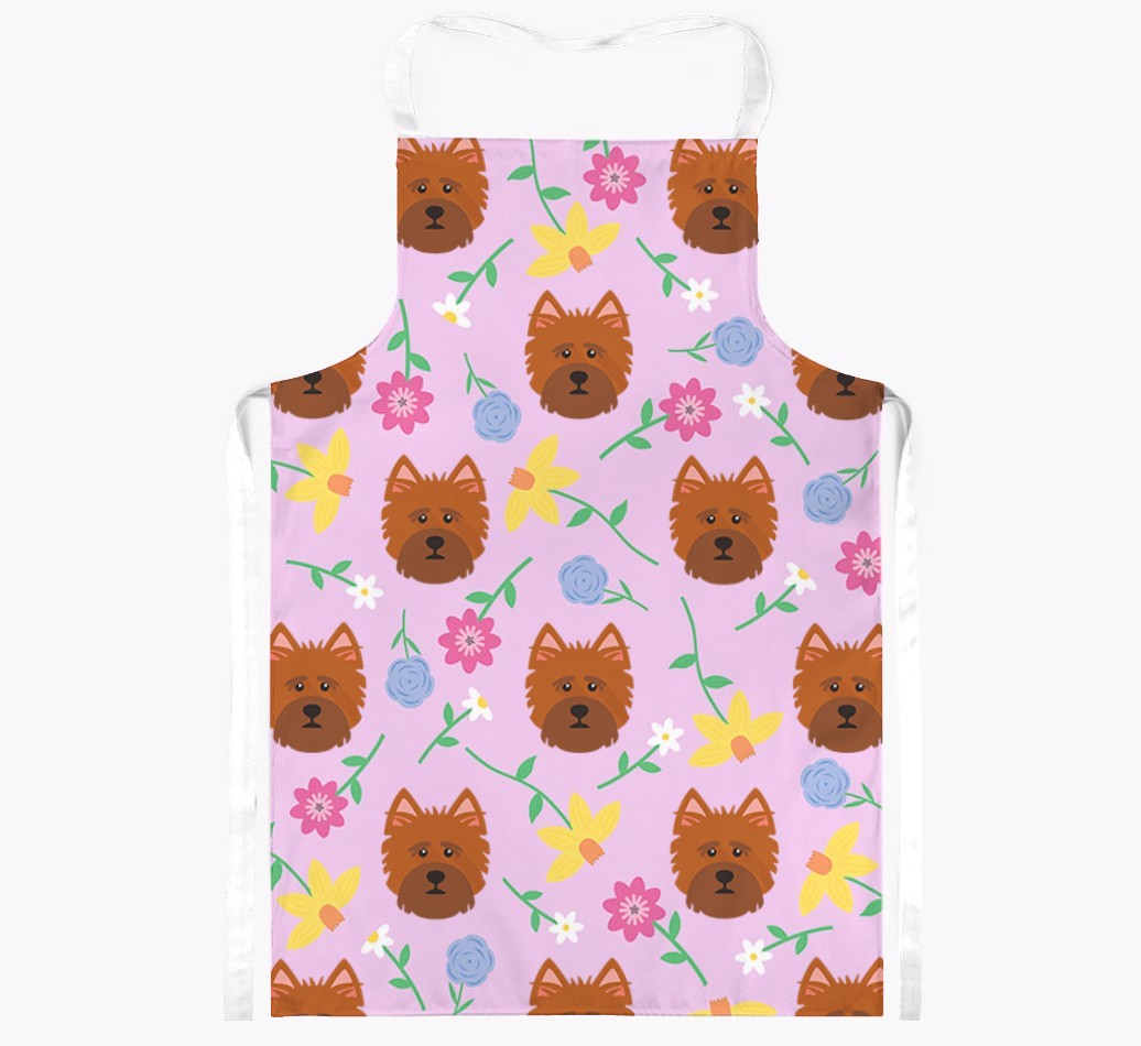 Floral Pattern: Personalised {breedFullName} Apron 
