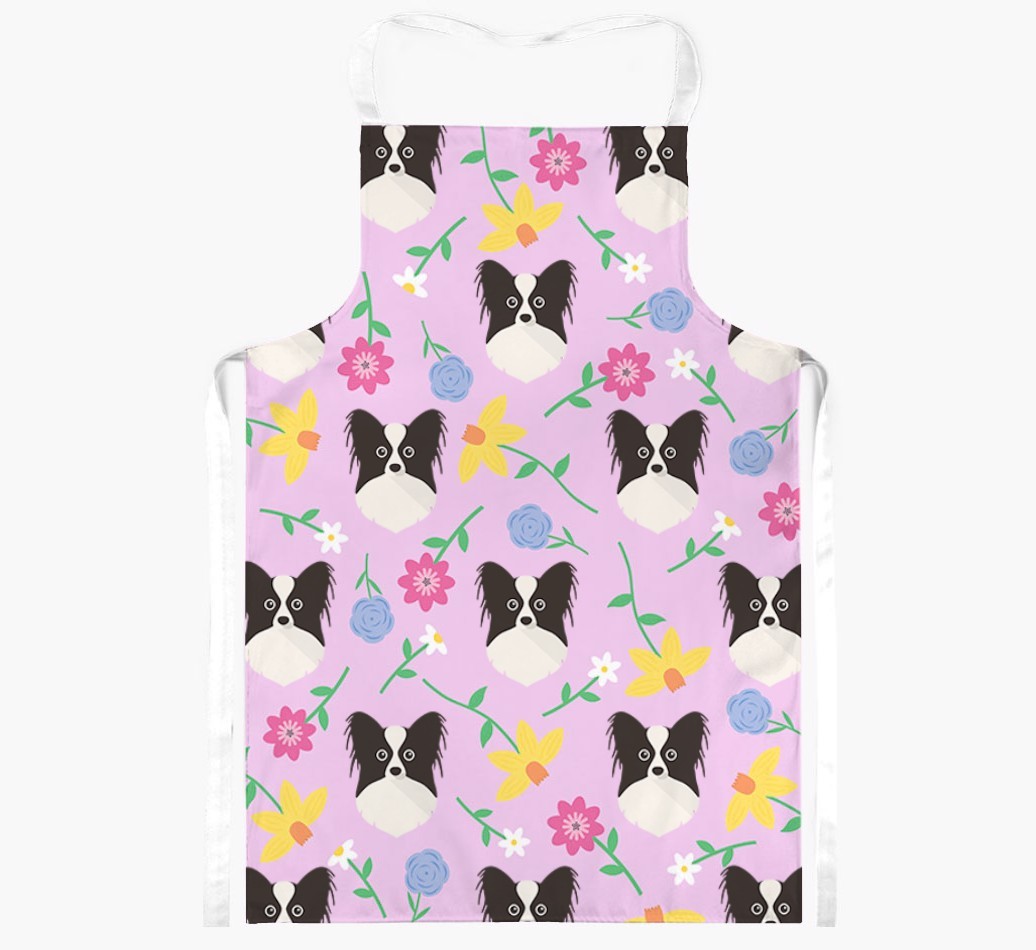 Floral Pattern: Personalised {breedFullName} Apron 