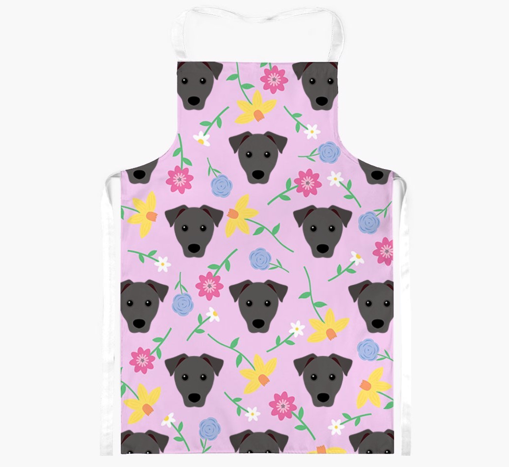 Floral Pattern: Personalised {breedFullName} Apron 