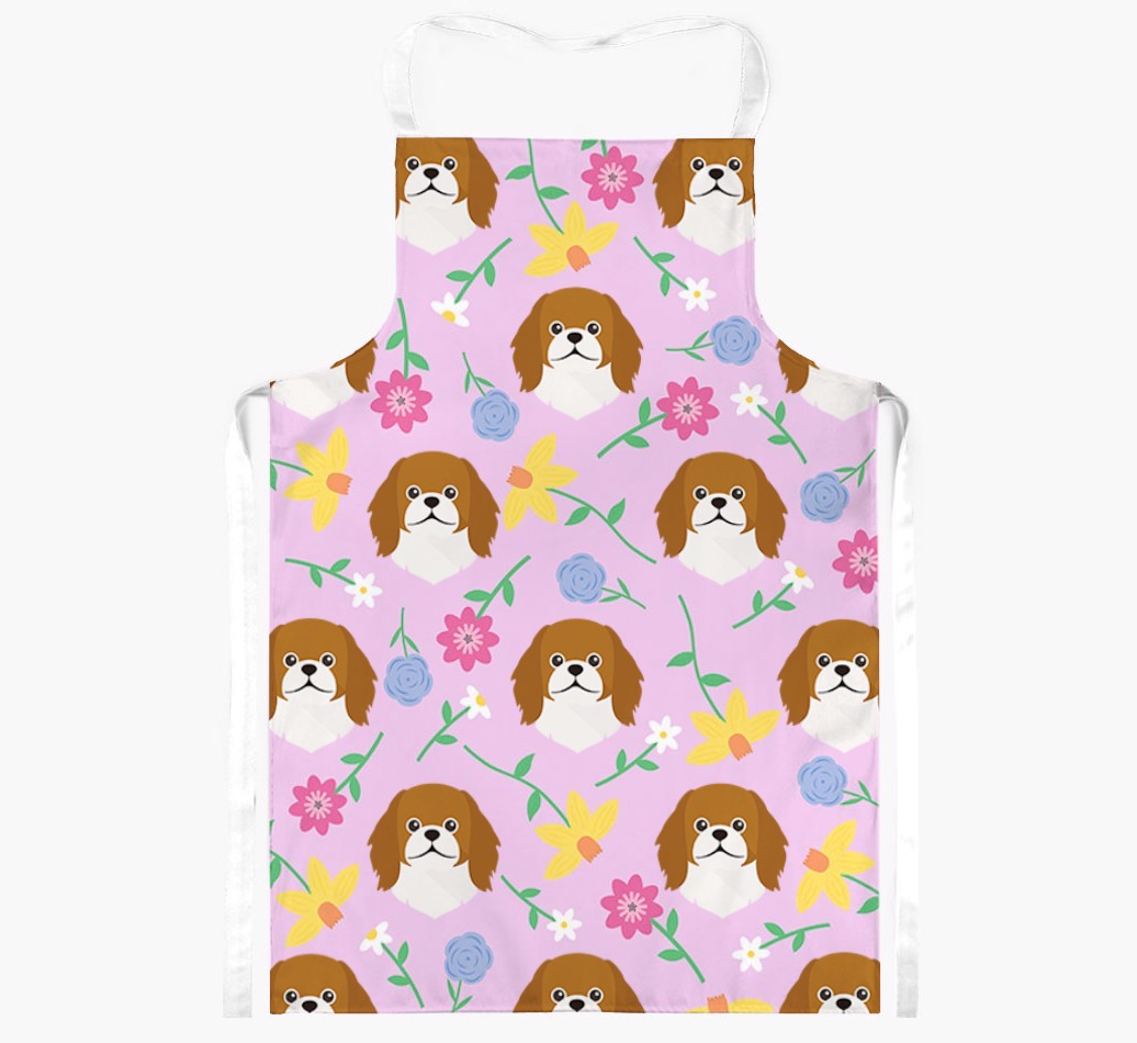 Floral Pattern: Personalised {breedFullName} Apron 