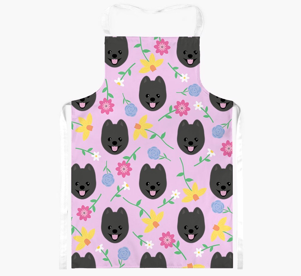 Floral Pattern: Personalised {breedFullName} Apron 