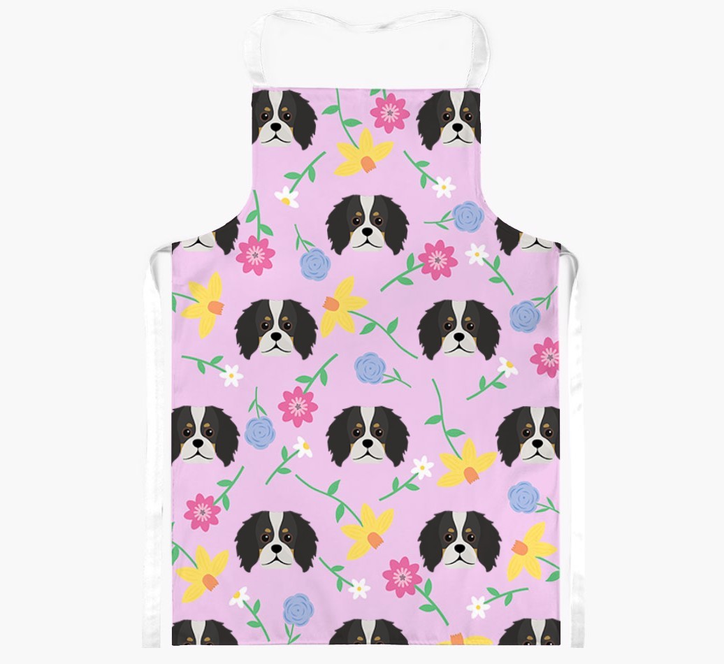 Floral Pattern: Personalised {breedFullName} Apron 