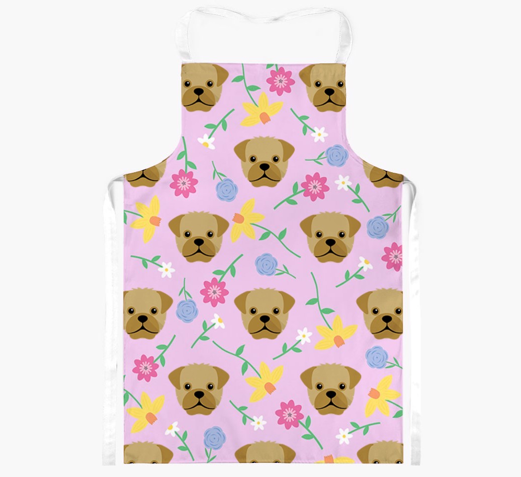 Floral Pattern: Personalised {breedFullName} Apron 