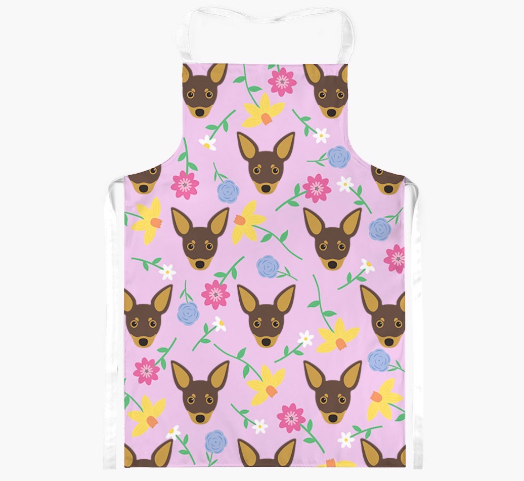 Floral Pattern: Personalised {breedFullName} Apron 