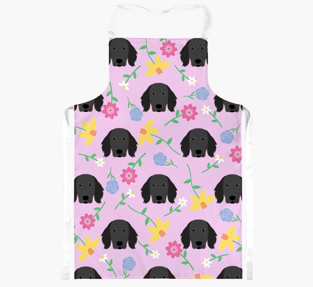 Floral Pattern: Personalized {breedFullName} Apron