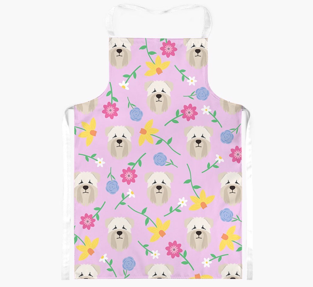 Floral Pattern: Personalised {breedFullName} Apron 
