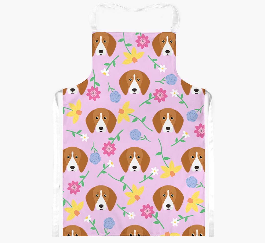 Floral Pattern: Personalised {breedFullName} Apron 