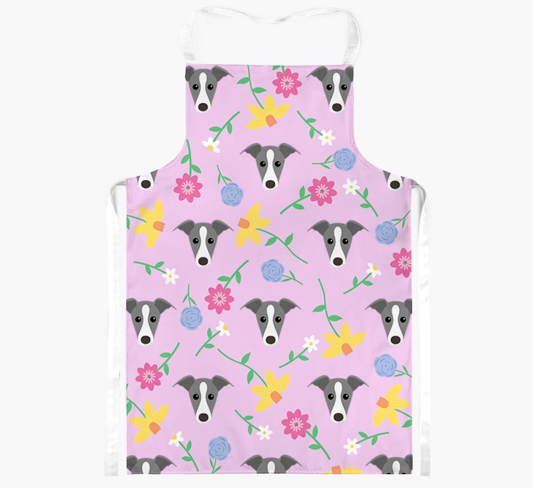 Floral Pattern: Personalised {breedFullName} Apron 