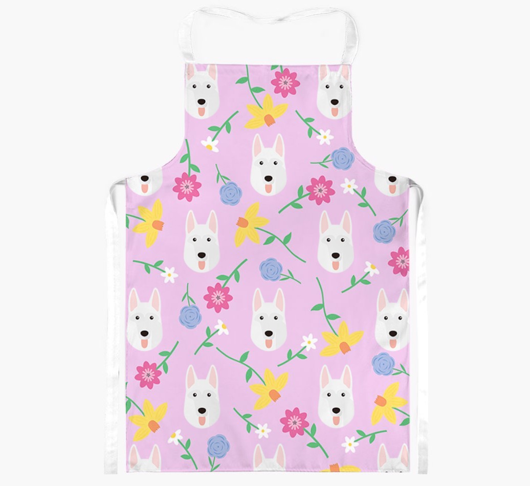 Floral Pattern: Personalised {breedFullName} Apron 