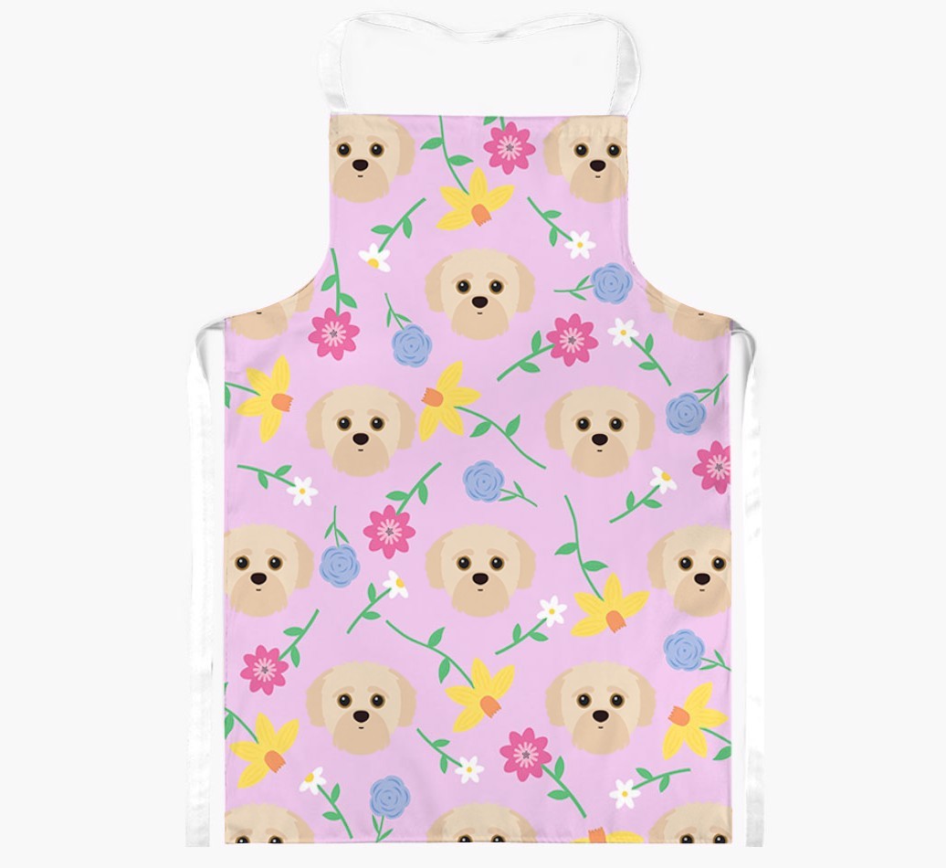 Floral Pattern: Personalised {breedFullName} Apron 