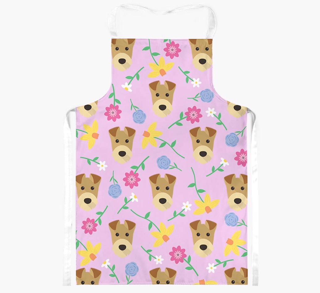 Floral Pattern: Personalized {breedFullName} Apron