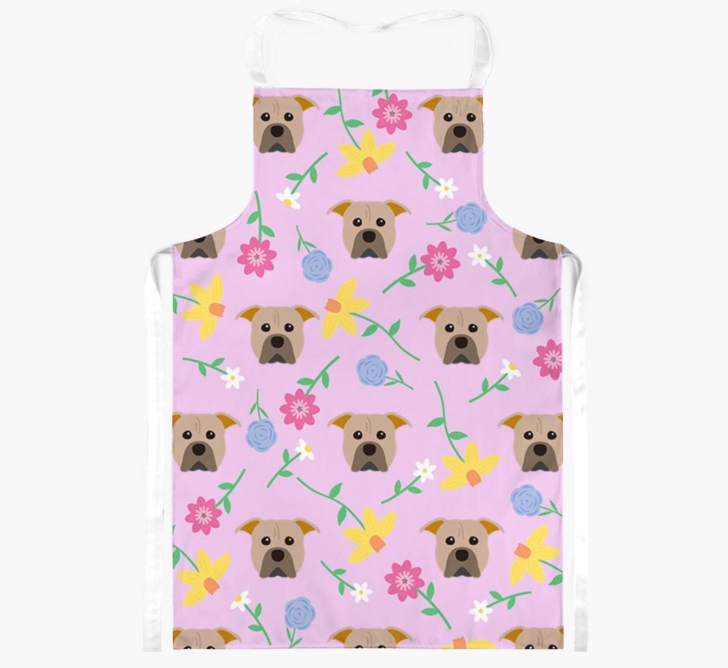 Floral Pattern: Personalized {breedFullName} Apron