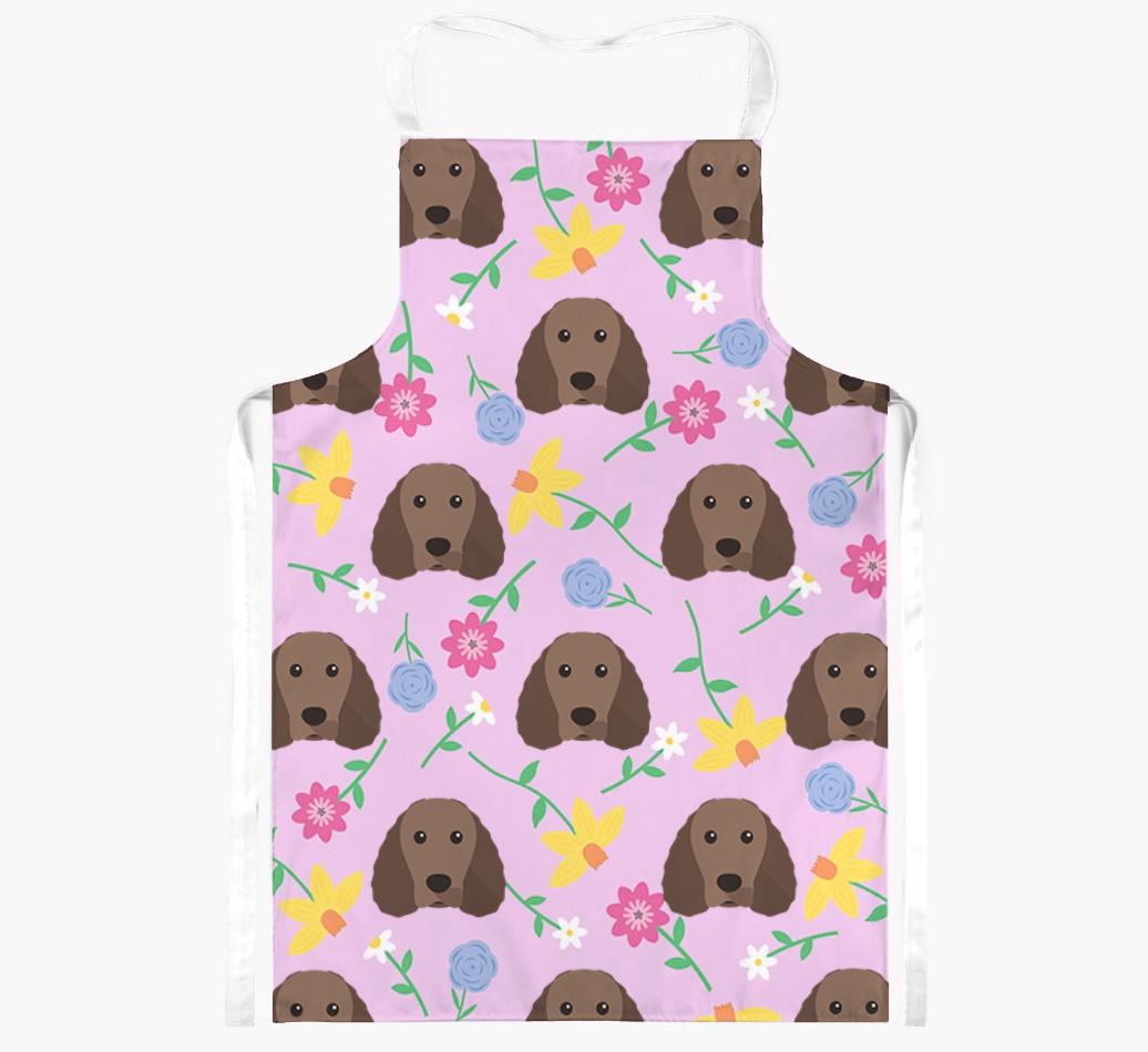 Floral Pattern: Personalized {breedFullName} Apron