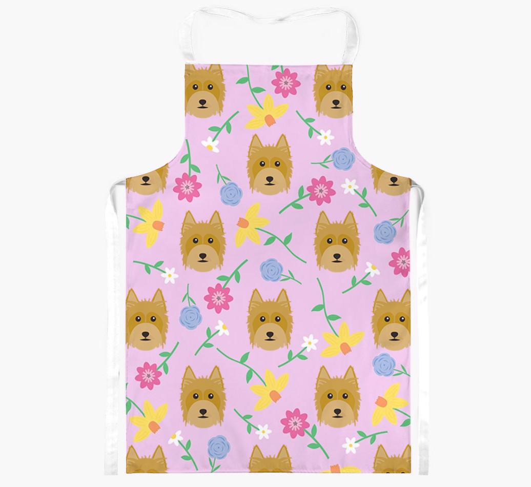Floral Pattern: Personalized {breedFullName} Apron