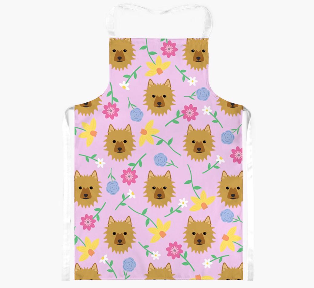 Floral Pattern: Personalized {breedFullName} Apron