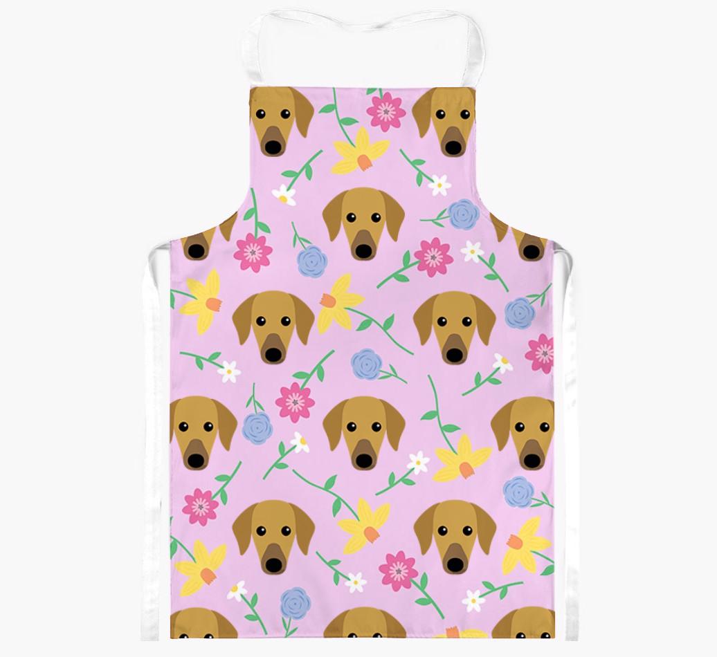 Floral Pattern: Personalized {breedFullName} Apron