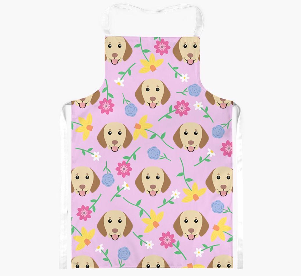 Floral Pattern: Personalized {breedFullName} Apron