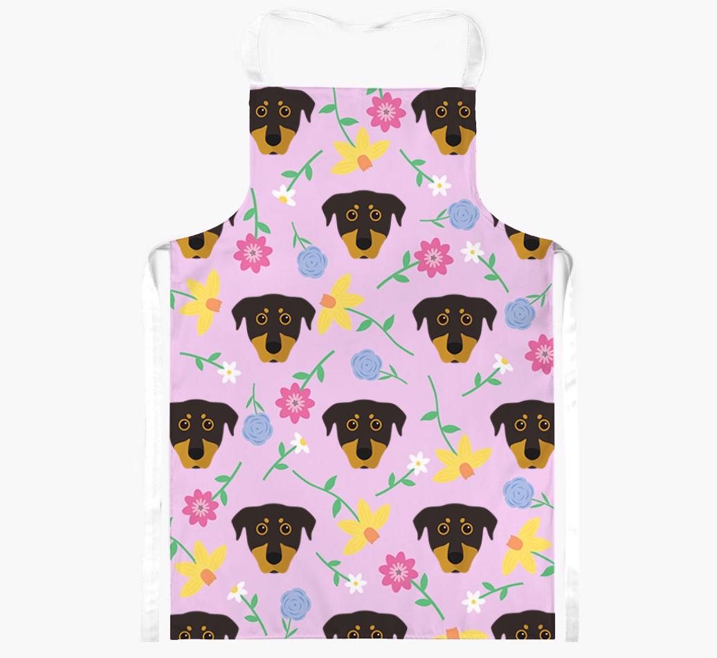 Floral Pattern: Personalized {breedFullName} Apron