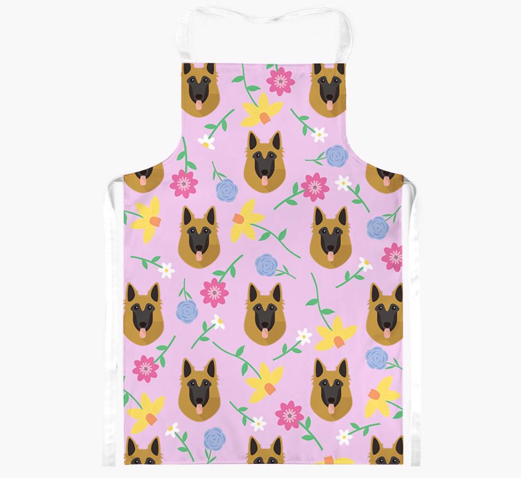 Floral Pattern: Personalized {breedFullName} Apron