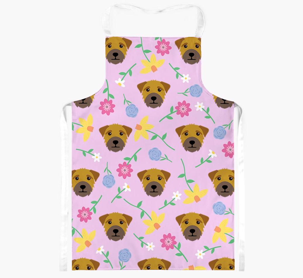 Floral Pattern: Personalized {breedFullName} Apron