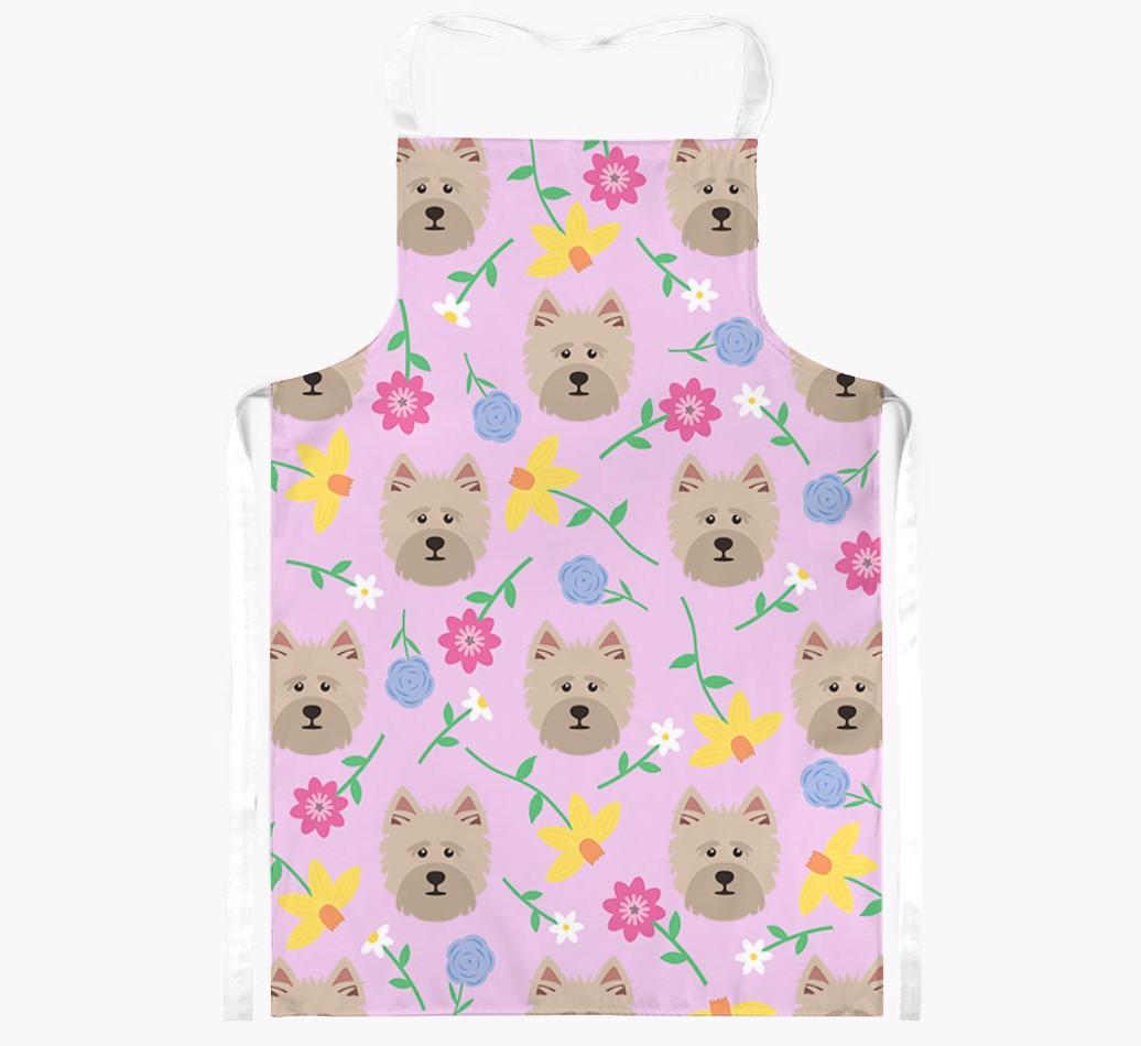 Floral Pattern: Personalized {breedFullName} Apron