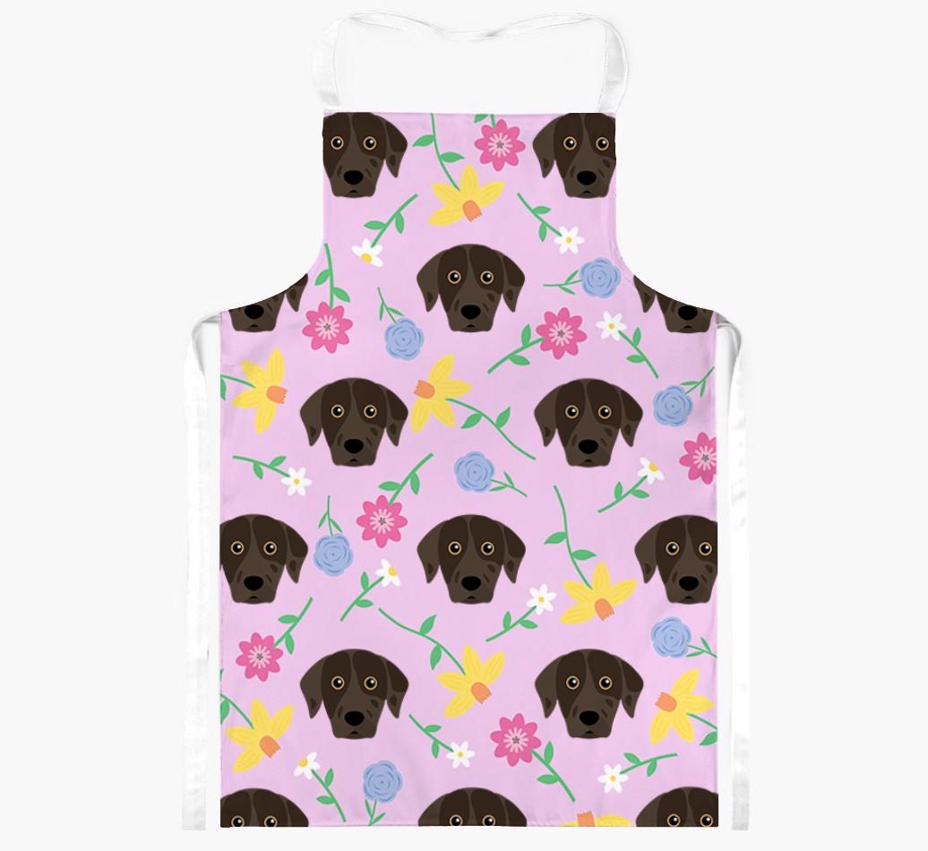 Floral Pattern: Personalized {breedFullName} Apron