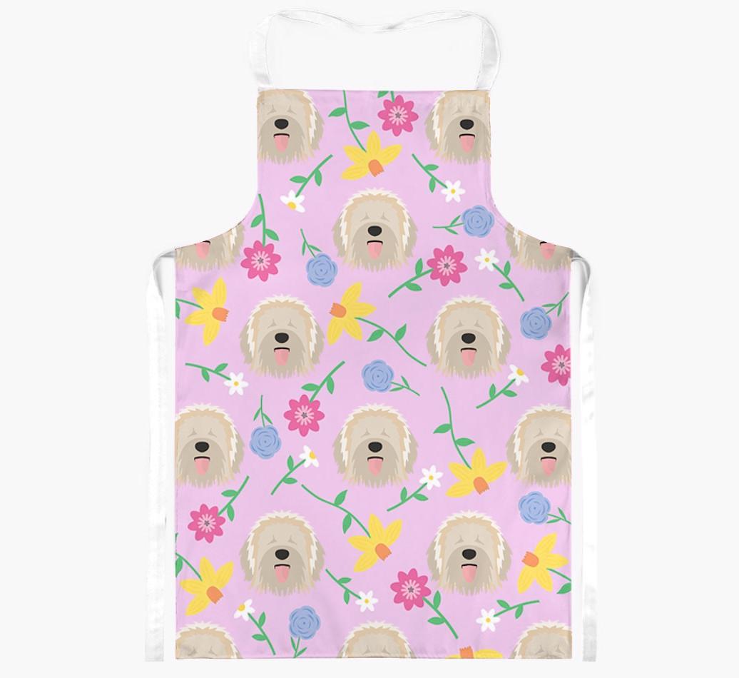 Floral Pattern: Personalized {breedFullName} Apron