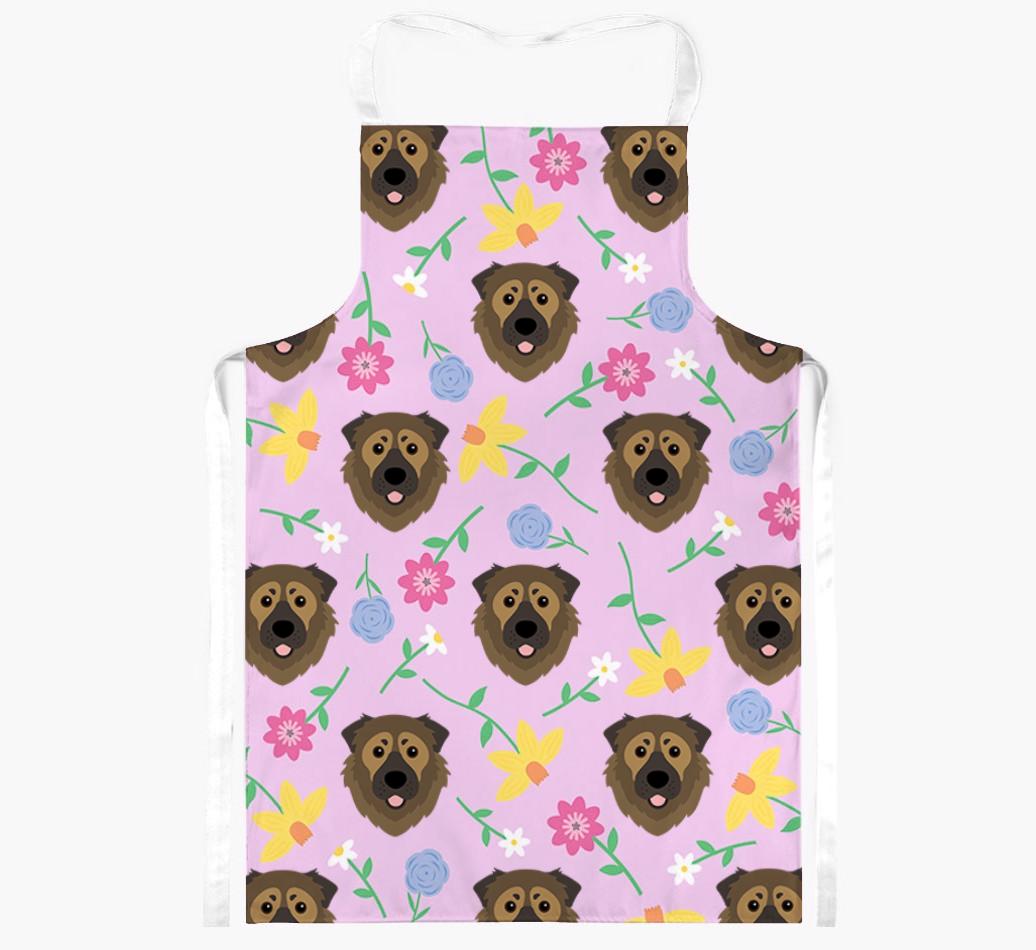 Floral Pattern: Personalized {breedFullName} Apron