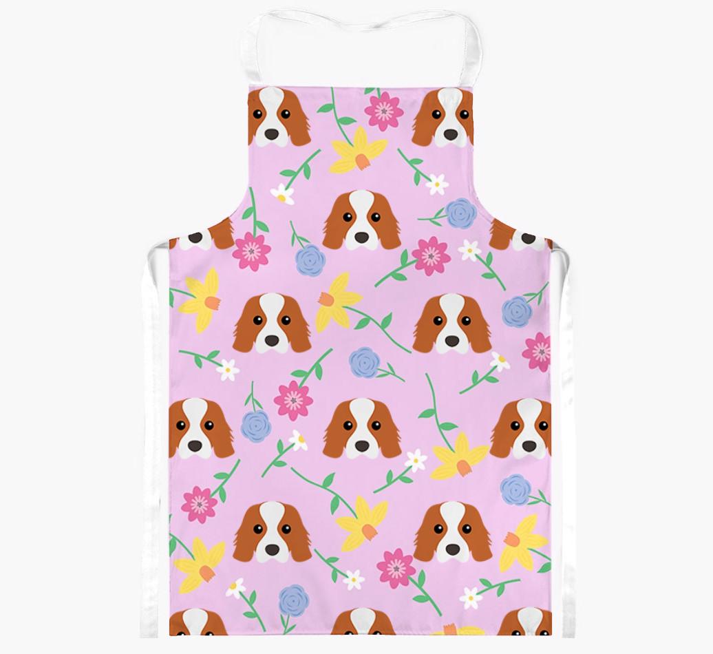 Floral Pattern: Personalized {breedFullName} Apron