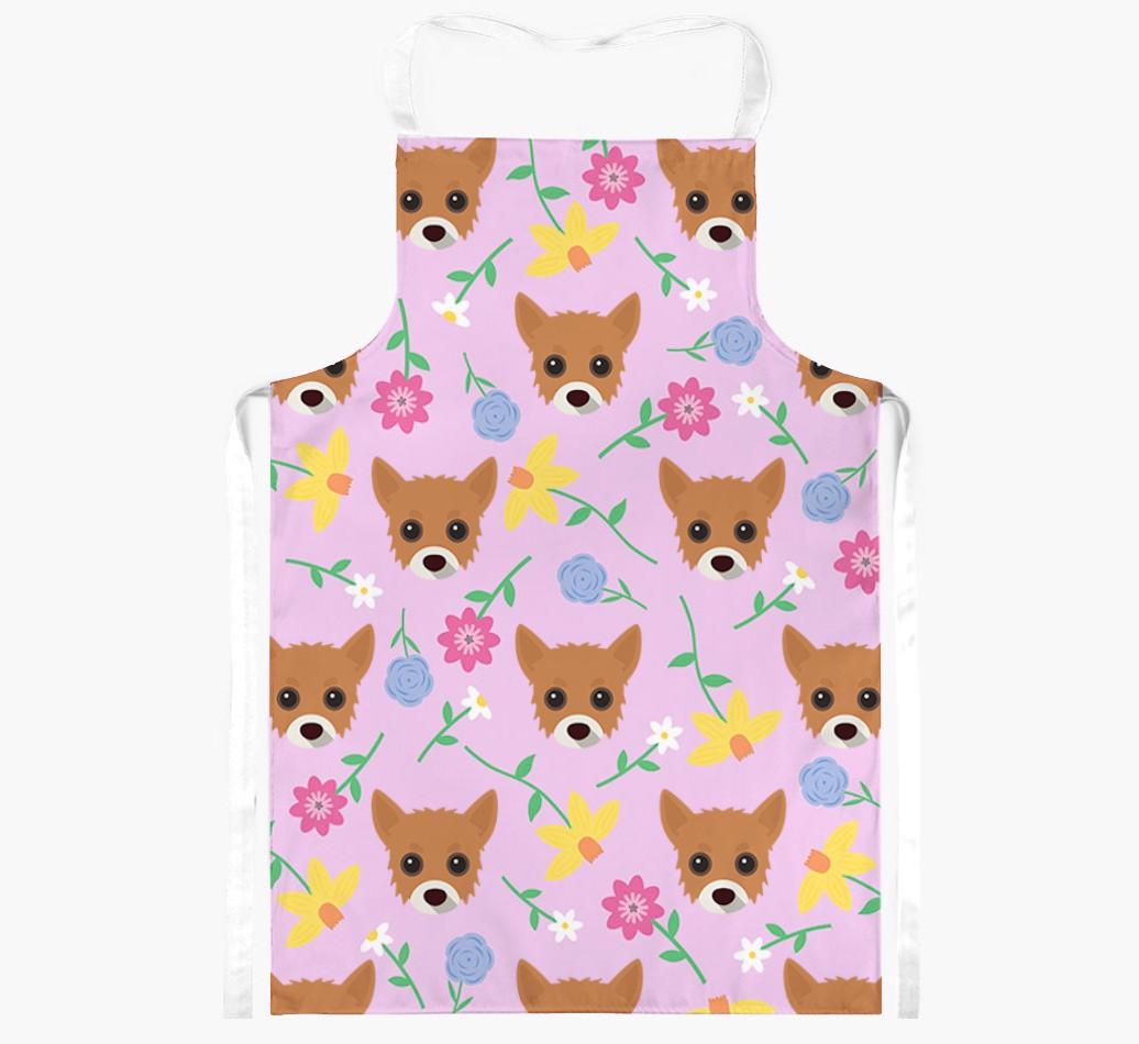 Floral Pattern: Personalized {breedFullName} Apron