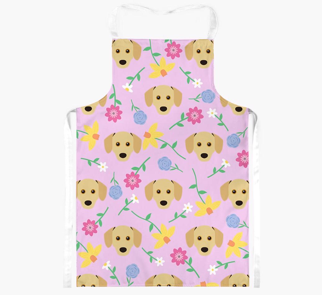 Floral Pattern: Personalized {breedFullName} Apron